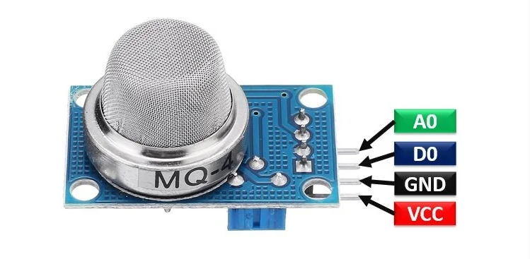 MQ-4 Gas Sensor Pinout